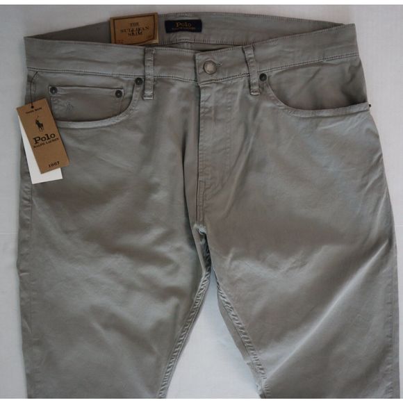 Polo Ralph Lauren Men's Sz 32x30 Gray The Sullivan Slim Low Stretch Jeans $168 - Picture 6 of 10